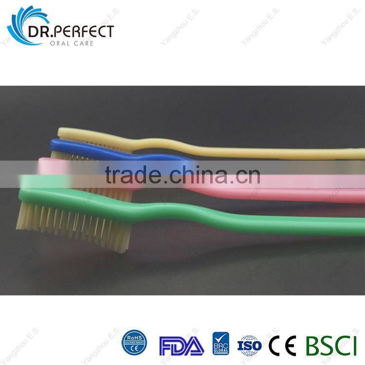 2017 hot sale hard bristle angola toothbrush white teeth brush made in china