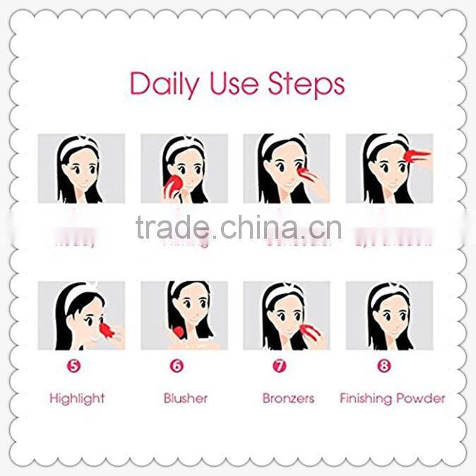 Custom Printed Silicone Makeup Sponge Make Up Powder Puff