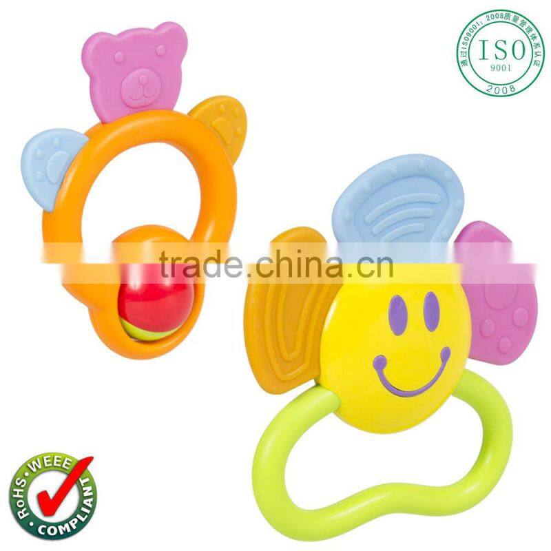 100% BPA Free Teether Toy Best Choice Products (Set of 6) Baby Teether Toy with Unique Fun Shapes