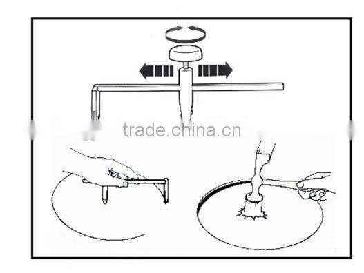 Chrome Plating Alloy steel Adjustable Circle Glass Tile Cutter