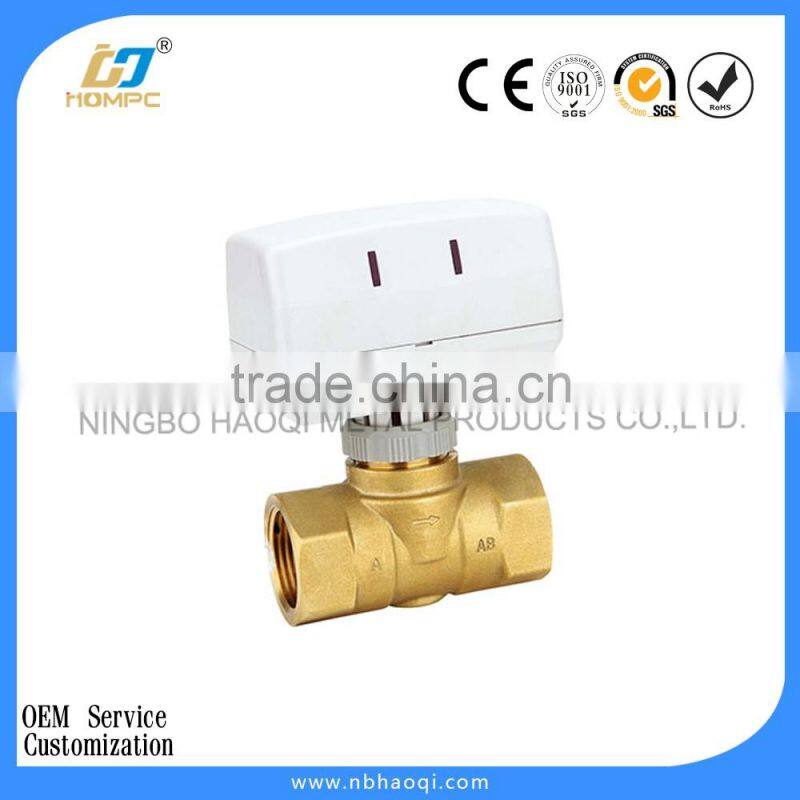 Brass body water thermostatic valve floor heating for bathroom shower