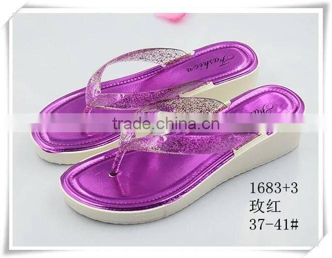 transparent fashion design sandal with high heel