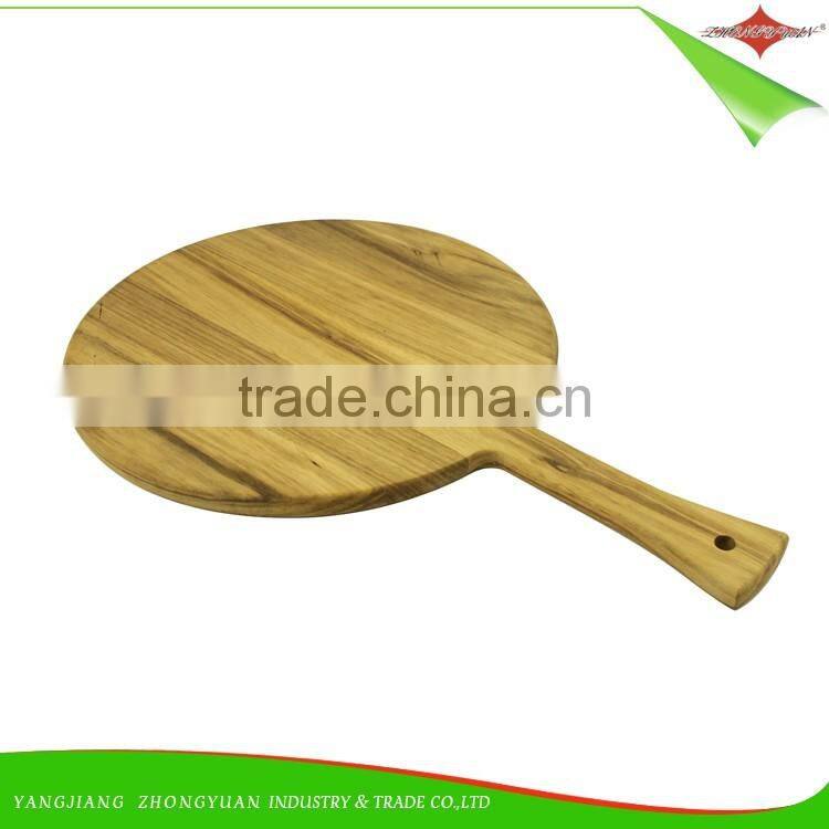 ZY-R2014 High quality eco-friendly wood chopping block pizza cutting board