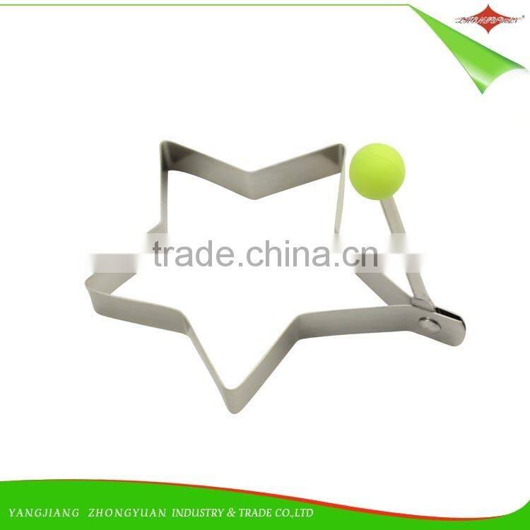 ZY-F1417 non-stick stainless steel heart shaped fried egg mold