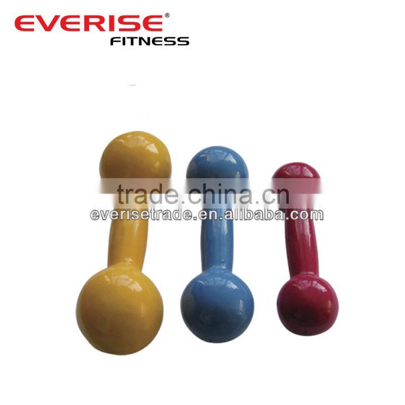 Vinyl dumbbell / round head dumbbell / color dumbbell