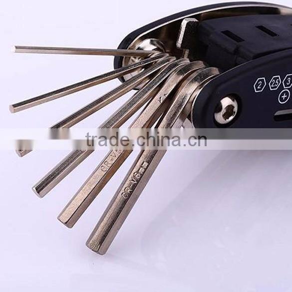 15 in 1 Bicycle Bike Multi Repair Tools Sets Spoke Wrench Screwdriver Kit