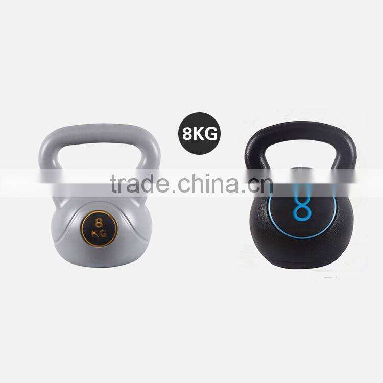 2016 popular new design HDPE kettle bell dumbbell