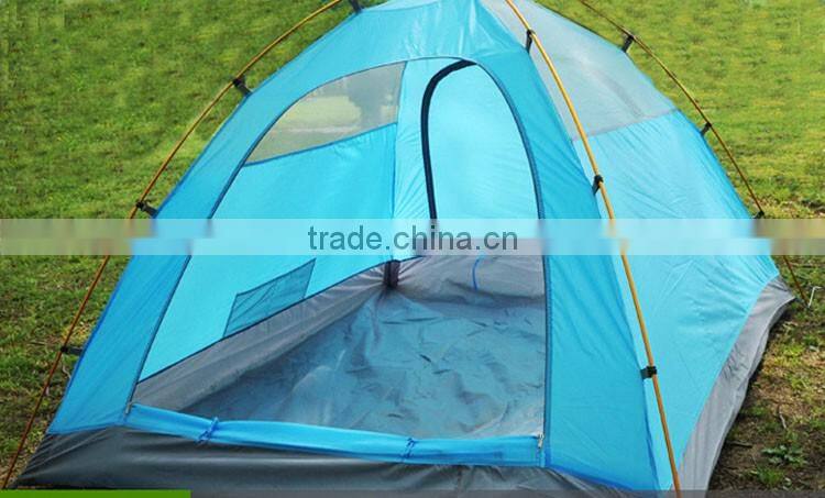 outdoor camping double layer 3-4 person family water proof tent