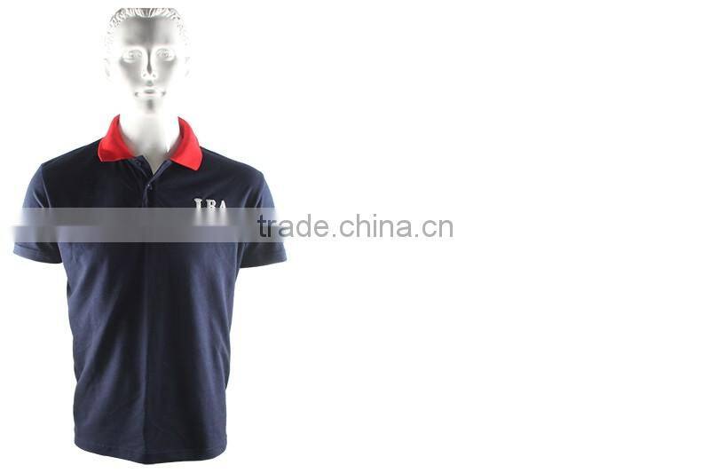 2016 Black Cotton Mens Polo Shirt