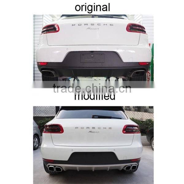 sport racing dedicated exhaust catback tip for p-orsch e macan