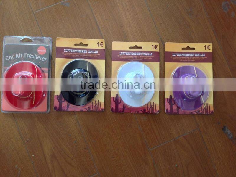2015 new product custom make hanging cowboy hat car air freshener wholesale