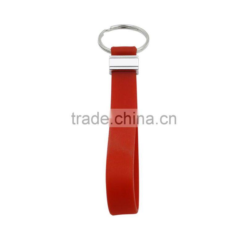 2017 hot selling wholesale Promotional gifts colorful silicone keychain 3d pvc rubber keychain keyring