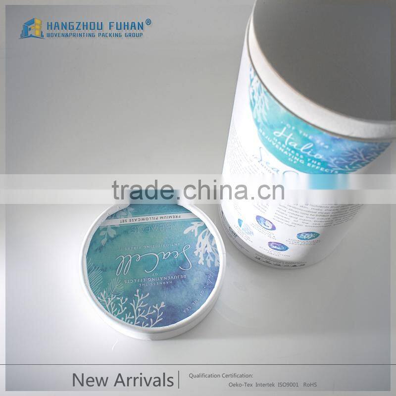Wedding Favor Customized Logo Round Paper Cylinder Tube Packing Box