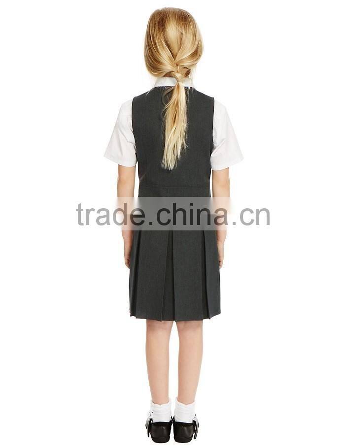 primary school uniform designs kids check fabric school girls pinafore