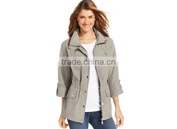 Zip-Pocket Hooded Anorak