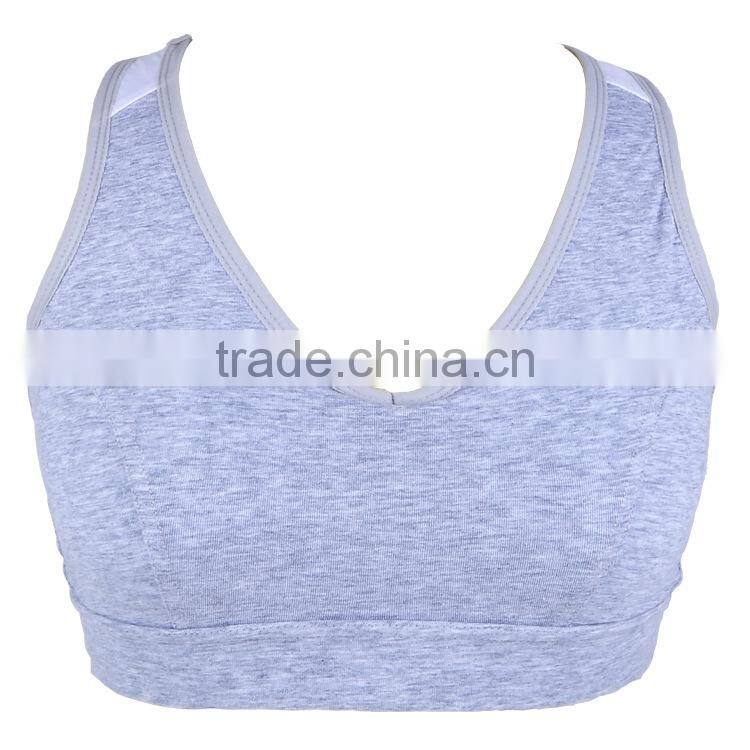 GZY breathable comfortable plain cheap wholesale sports bra