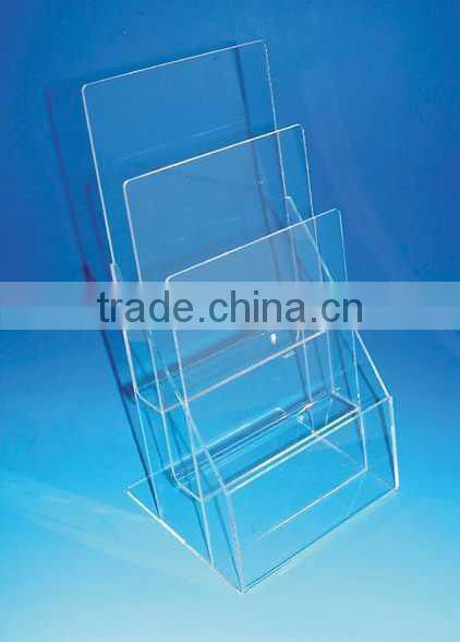 DM grocery store shelf acrylic menu holder fast food menu board