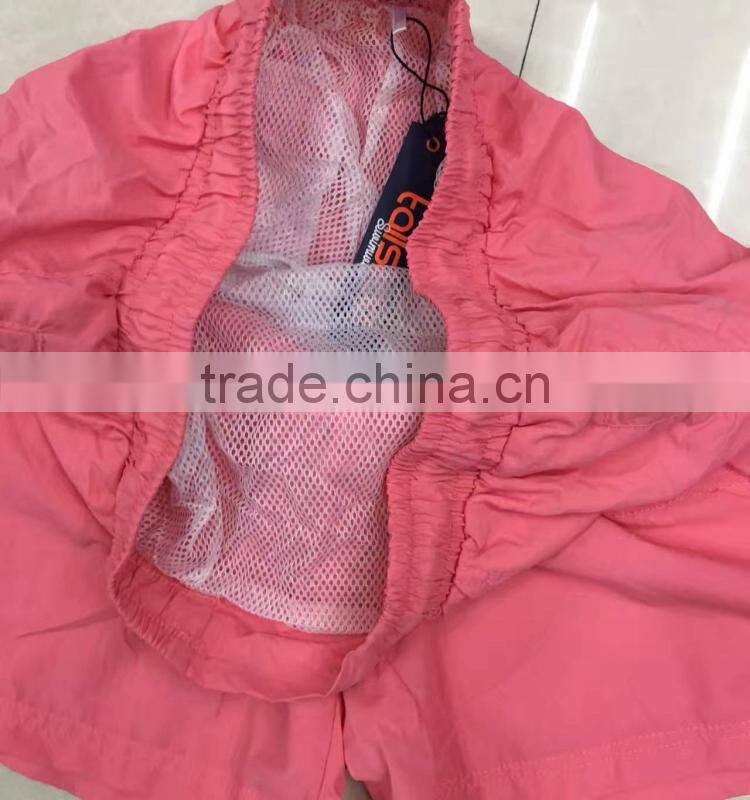 Stylish men 100%polyester beach shorts factory closeout