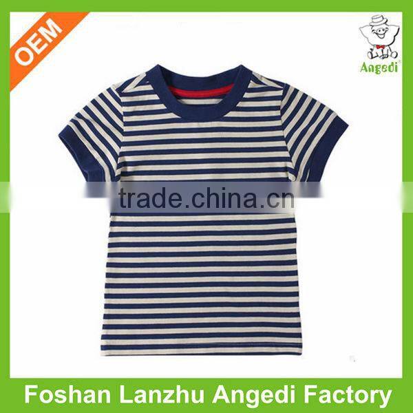2016 new style High quality stripe t shirt in cheap price and good quality
