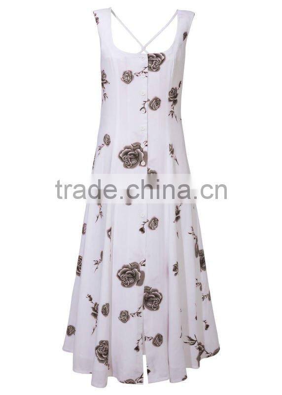 ladies floral fashion dress women's chiffon dress chiffon evening dress