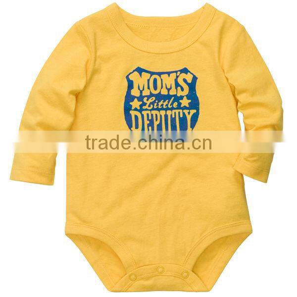 cotton baby boy wholesale Infants rompers high quality printed pattern