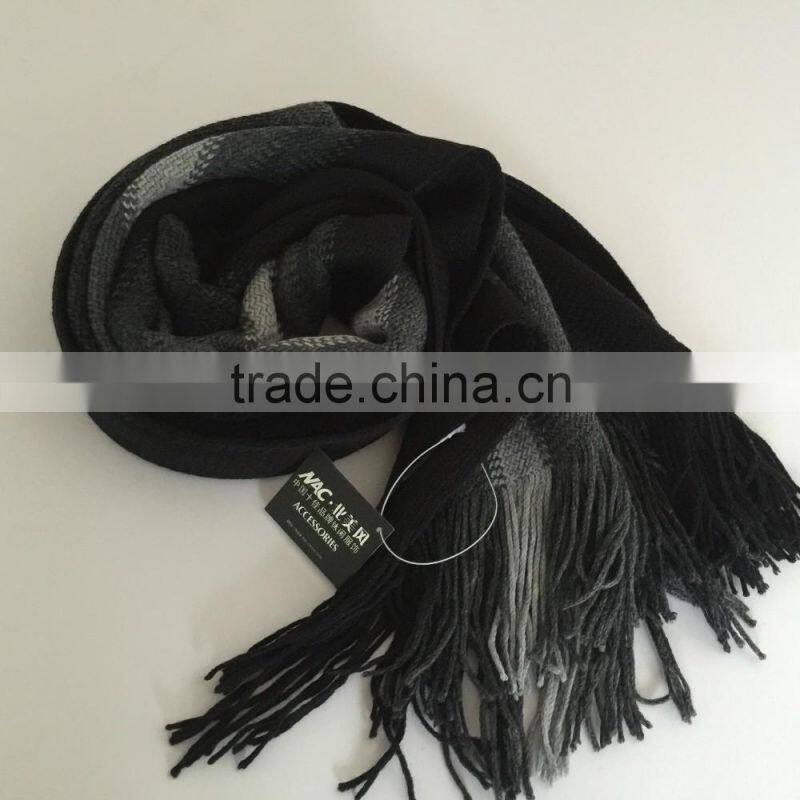 strip fashion young winter men scarfs cashmere factory