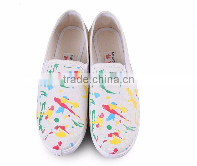 2017 latest designs women shoes footwear casual girls walking shoe