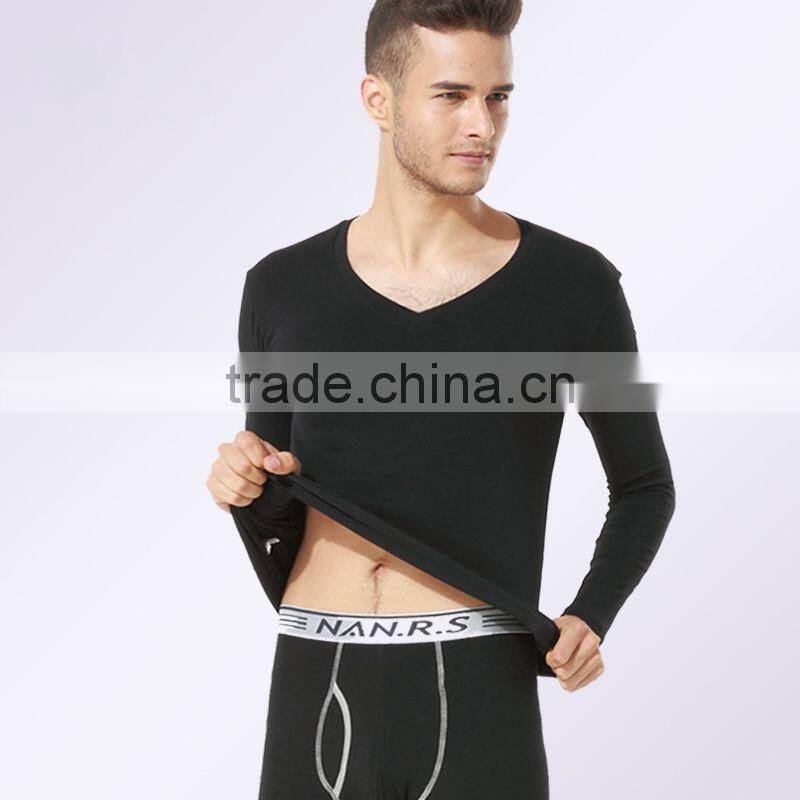 v-neck long johns underwear