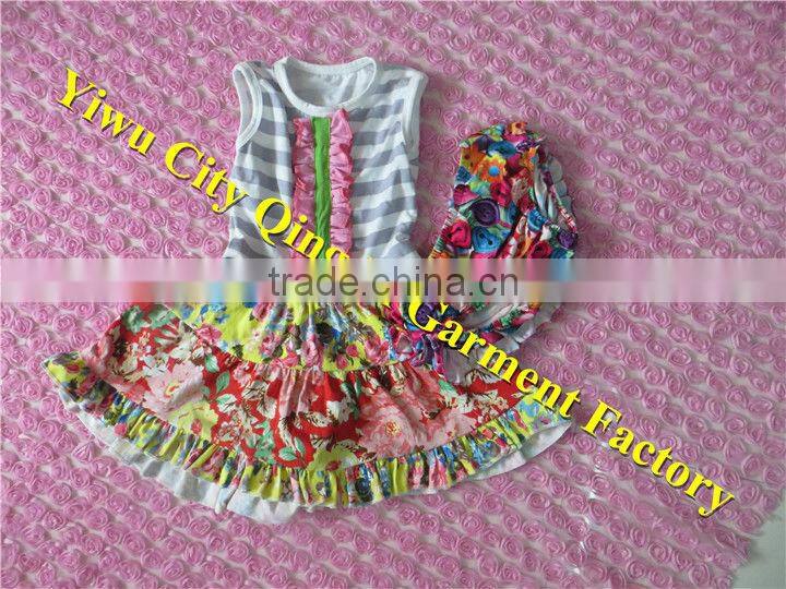 2014 Newest Baby Girl White Top and Aqua with Purple Fluffy Pettiskirt Baby Girl Outfits with Fluffy Tutu Skirt