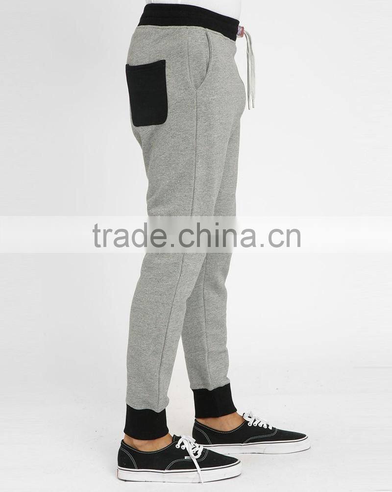 95% cotton 5% spandex Two Tones Loose Joggers