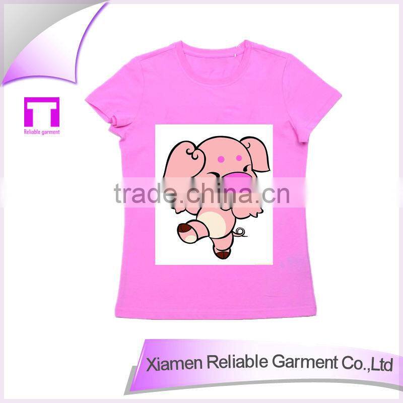 Hot! 2016 fashion kids 100% organic cotton t-shirts/ t shirt wholesale china