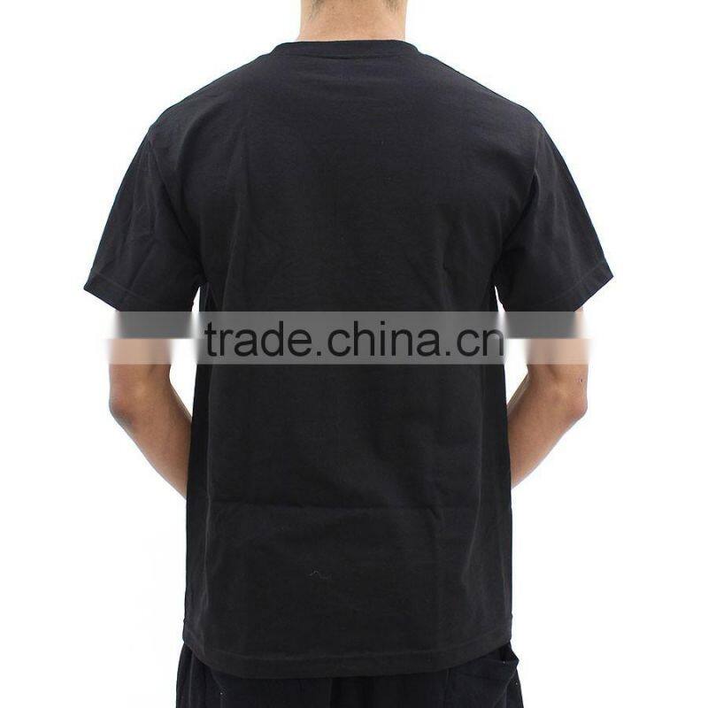 Thin printed elongated cotton t-shirt