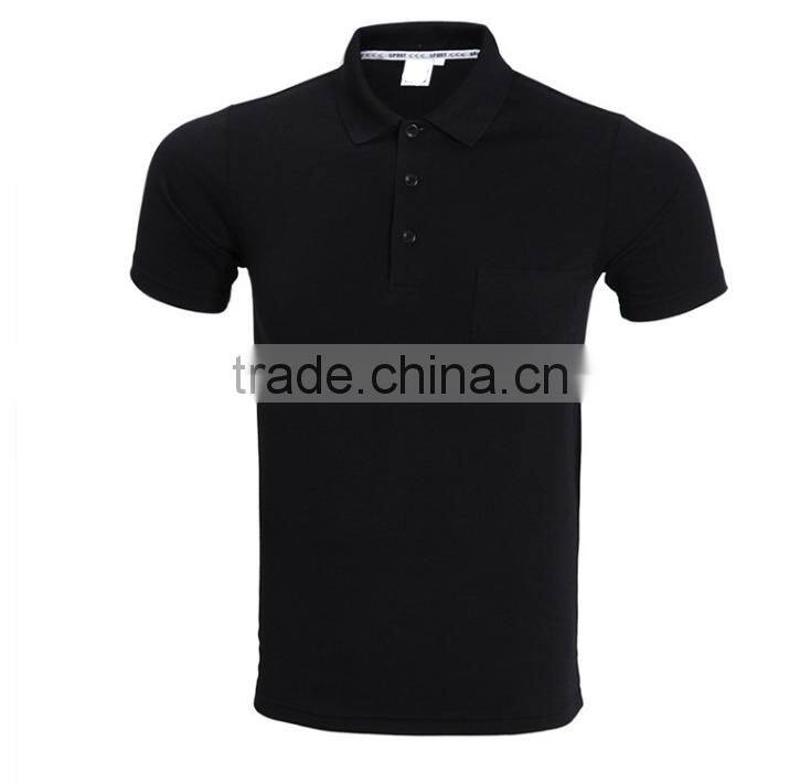 OEM custom polyester/spandex plain dry fit yellow golf polo shirt