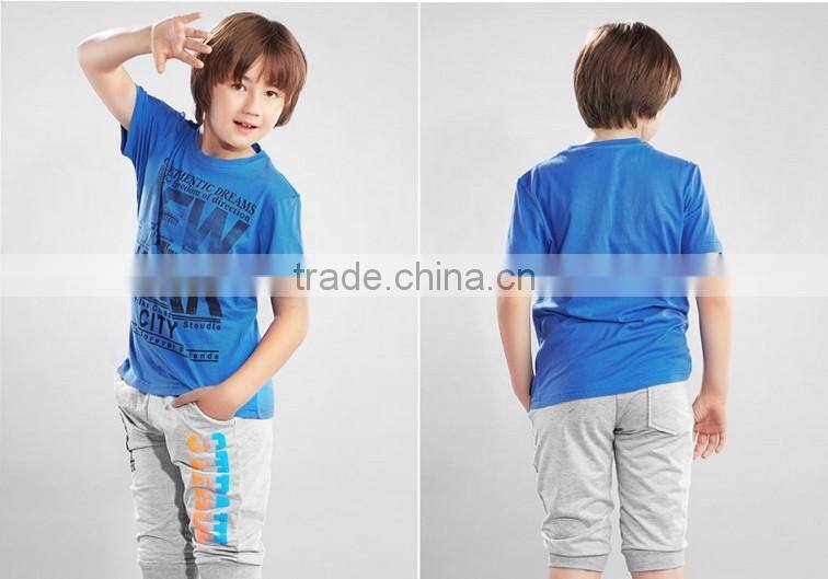 2017 fashion style 100% cotton short sleeve children T-shirt summer casual shirt for little boys
