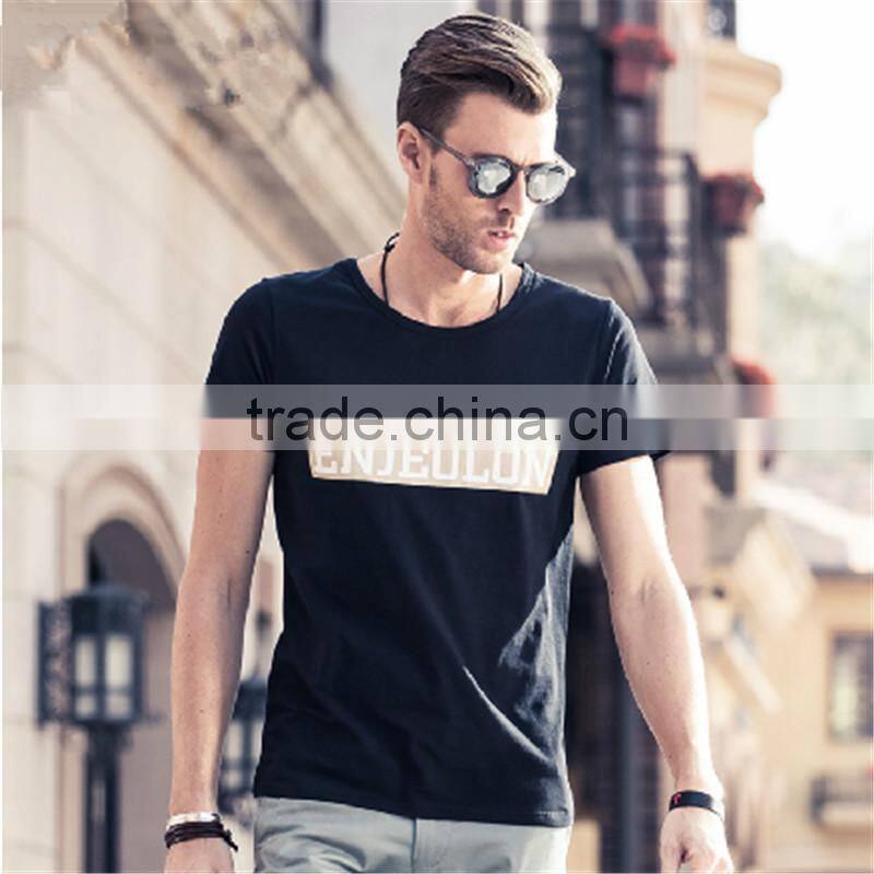 Latest 100% Cotton Short Sleeve T-shirt Hood T-shirt Clothes For Men With Custom Garment
