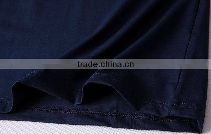 New design Comfortable Short Sleeve Organic Cotton Casual T shirt Heat Transfer Tees