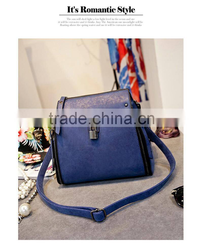 High Quality PU Leather Women Crossbody Bags Fashion Scrub Leather Shoulder Messenger Bag