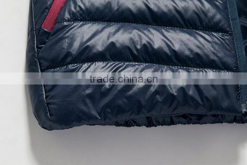 OEM Fashion ultra light nylon down jackets/women slim fit Women Light Down Jacket For Outdoor and Indoor