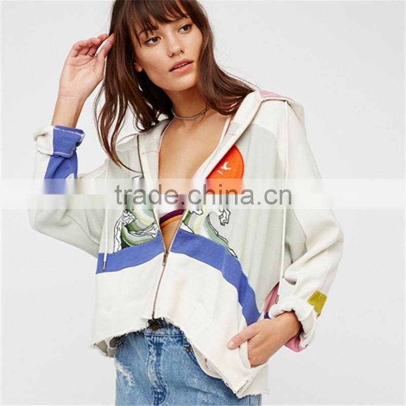 2017 women relaxed cotton comfort colors coat with side pockets