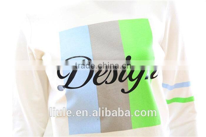 Autumn new design printing cotton sweatshirt women