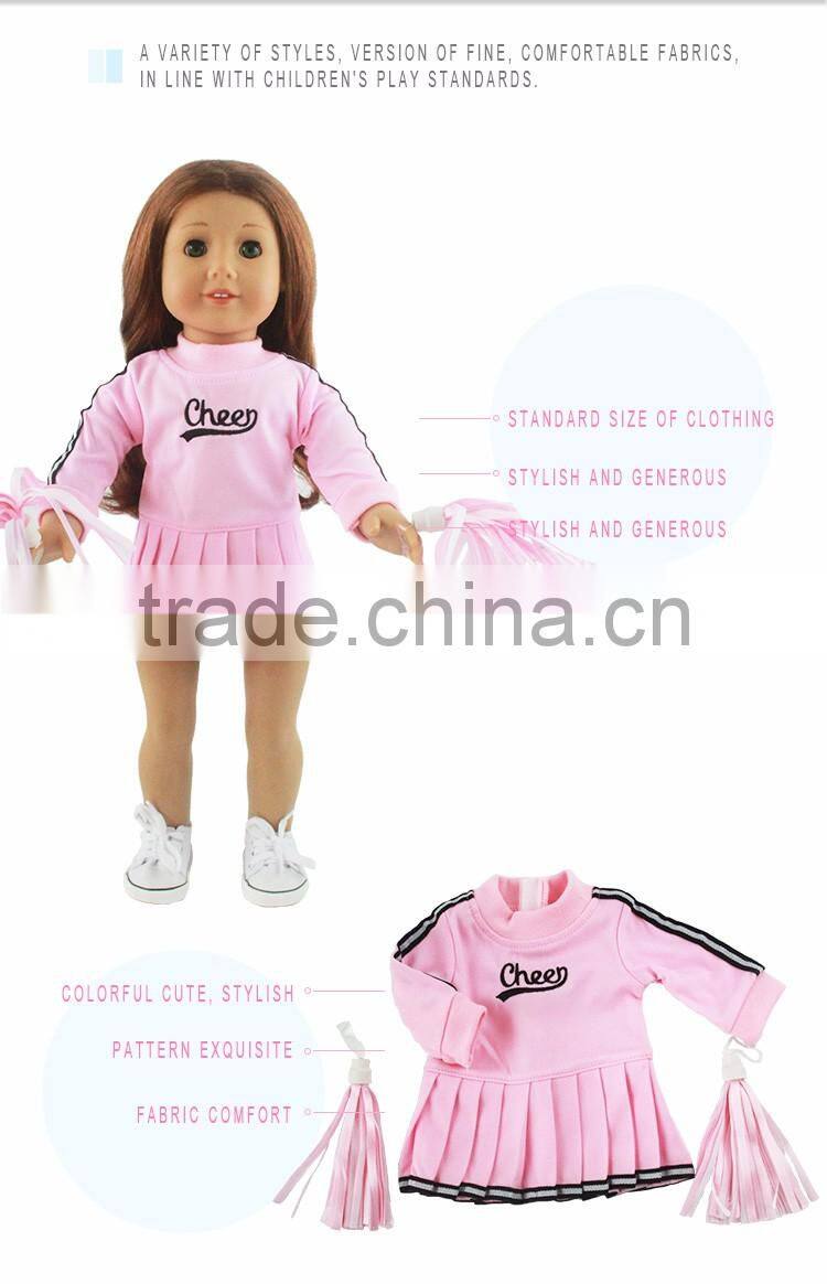Making real cheap knit rubber american fashion girl baby doll clothes