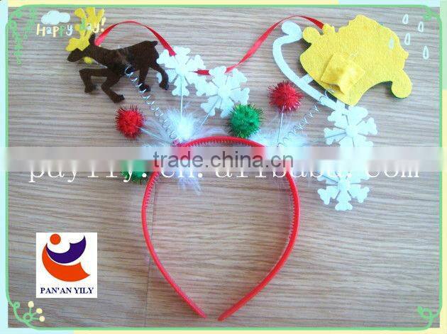fashion christmas applique headband christmas headdress