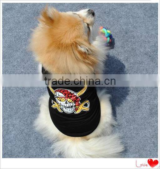 High quality Factory R & D pirate T-Shirt dog costume