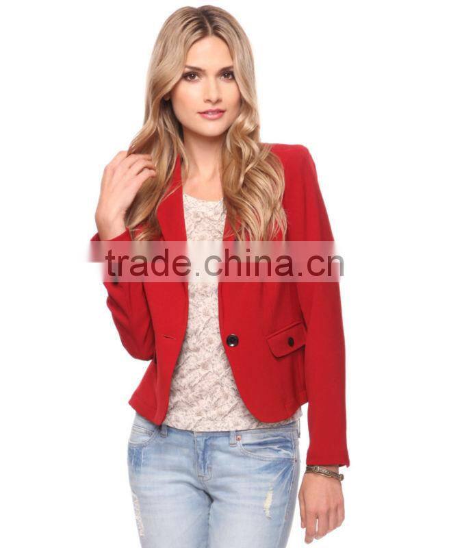 Women's Button Trim Blazer