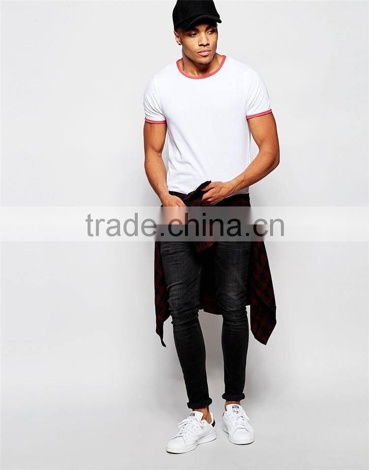 2017 Guangzhou Shandao OEM Factory New Arrival 180g 100% cotton Plain Cheap Short Sleeve O-Neck MenT Shirt