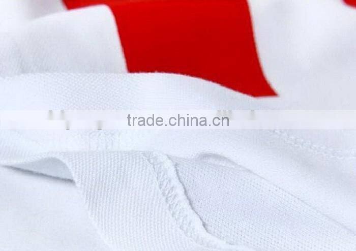 100%cotton American simbol print polo shirts