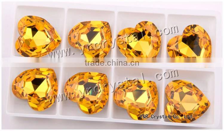 4827 Crystal Beads 28mm Heart Glass Gemstone