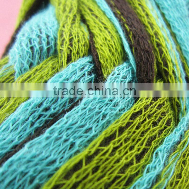 Net yarn for scarf