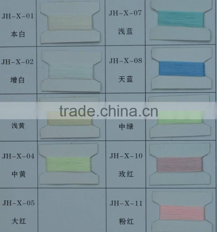 Luminous filament thread and fibre for embroidery high quality 150d/2 embroidery thread