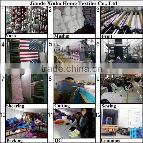 100% polyester Marla longhair fleece printed blankets